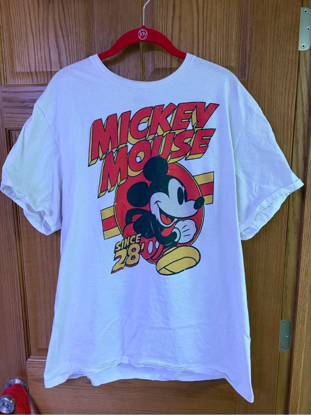 Mickey Mouse White Graphic Tee